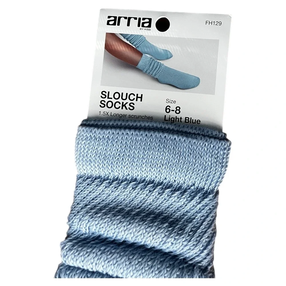 Arria Slouch 3 Pack Socks Bundle Spandex Fit Aerobics Retro Y2K Gift Shoe Sz 6-8
